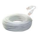 Cabo de rede / Internet / Montado / Branco -- rolo c/ 15 Metros Cabo de rede / Internet / Montado / Branco -- rolo c/ 15 Metros