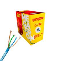 Cabo de rede lan Cat5E Megatron 15 metros Homologado pela ANATEL com conector RJ45 crimpado