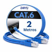 Cabo De Rede Lan Cat6 2m Internet Alta Velocidade Gigabit Homologado Cabo De Rede Lan Cat6 2m Internet Alta Velocidade Gigabit Homologado