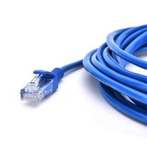 Cabo De Rede Lan Internet Rj45 Cat5 Azul 5 Metros