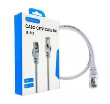 Cabo De Rede Lan RJ45 3 Metros Cat - 6