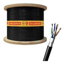 Cabo de rede MEGATRON CAT5E / uso externo / 100% Cobre / Blindado - Bobina com 305 metros .