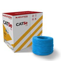 Cabo de Rede Megatron LAN 4PX24AWG, CX, CAT5E, 305m, Azul - 2581 Cabo de Rede Megatron LAN 4PX24AWG, CX, CAT5E, 305m, Azul - 2581