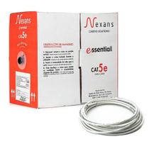 Cabo De Rede Nexans Cat5E Branco - 15 Metros