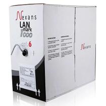 Cabo De Rede Nexans Cat6 Cinza - 100 Metros Cabo De Rede Nexans Cat6 Cinza - 100 Metros