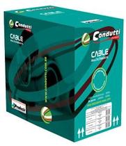 Cabo de Rede p/ CFTV UTP Condutti CMX - Azul - cx 300m par trançado 4P