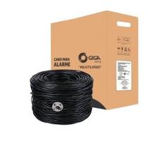 Cabo De Rede Par Trançado De 0,41MM Com 300M Preto Com 4 Pares Para Cftv E Alarme Se326 Multilaser