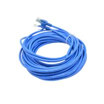 Cabo de rede para internet com 15 Metros Montado e Crimpado Azul - Uso Comercial e Residencial Cabo de rede para internet com 15 Metros Montado e Crimpado Azul - Uso Comercial e Residencial