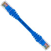 Cabo De Rede Patch Cord 10 centímetros Cat5e Azul Curto