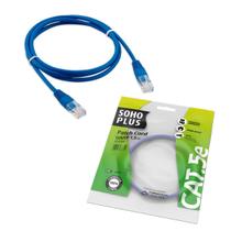 Cabo De Rede Patch Cord CAT-5E 1.50m 24 AWG Azul Claro Conector Rj45 Certificado Anatel - SohoPlus Furukawa 35103000