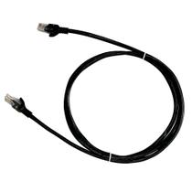 Cabo de Rede Patch Cord CAT.6 Plus Cable,10m, Preto - PC-ETH6U100BK