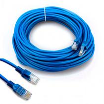 Cabo de rede Patch Cord Cat5e 10m RJ45 LAN azul Cabo de rede Patch Cord Cat5e 10m RJ45 LAN azul