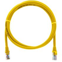 Cabo de Rede Patch Cord Cat5e CCA Amarelo 1,5 Metros para Roteador
