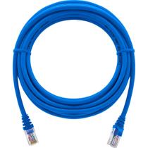 Cabo de Rede Patch Cord Cat5e CCA Azul 5 Metros Cabo de Rede Patch Cord Cat5e CCA Azul 5 Metros