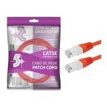 Cabo de rede patch cord cat5e ftp blindado 2m - vermelho Cabo de rede patch cord cat5e ftp blindado 2m - vermelho
