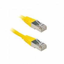 Cabo De Rede Patch Cord Cat5E Ftp Blindado Gigabit 2M -Amarelo Cabo De Rede Patch Cord Cat5E Ftp Blindado Gigabit 2M -Amarelo