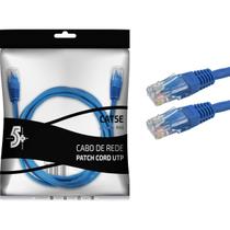 Cabo De Rede Patch Cord Cat5E Utp 3M Azul Cabo De Rede Patch Cord Cat5E Utp 3M Azul