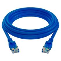 Cabo de rede patch cord Cat6 azul 2m Nexans