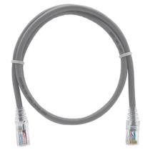Cabo de rede patch cord Cat6 cinza 1.5m Nexans Essential