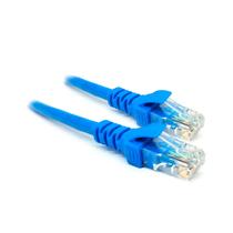 Cabo de Rede Patch Cord CAT6 X-Cell, UTP CCA/CFTV 23AWG, RJ45, 3m, Azul - XC-CAT6-3