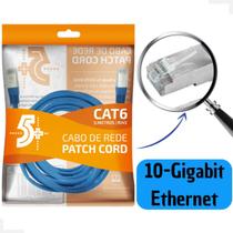 Cabo De Rede Patch Cord Cat6e Ftp 5 Metros Blindado 018-9901