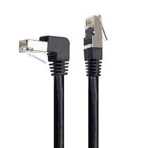 Cabo de Rede Patch Cord Cat7 Plug 90 Graus para Baixo Cabo de Rede Patch Cord Cat7 Plug 90 Graus para Baixo