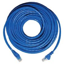 Cabo de Rede Patch Cord Ethernet Lan Rj45 Cat5e Utp Azul 30 Metros