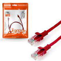 Cabo de Rede Patch Cord Plus Cable Cat.5E 2,5M Vermelho Giga Cabo de Rede Patch Cord Plus Cable Cat.5E 2,5M Vermelho Giga