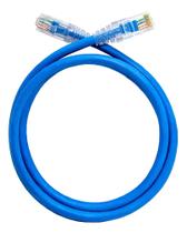 Cabo De Rede Patch Cord Rj45 Cat5e Azul 1mt 50 unidades
