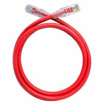 Cabo De Rede Patch Cord Rj45 Cat5E Vermelho 1,5M Data Conect