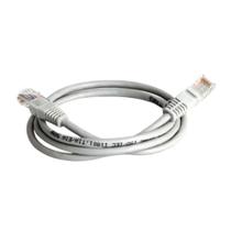 Cabo de rede patch cord u/utp cat6 multlan 1,0 m cinza rj-45