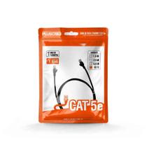 Cabo De Rede Plus Cable Patch Cord Cat5e 10m Preto Pc-ethu100bk Cabo De Rede Plus Cable Patch Cord Cat5e 10m Preto Pc-ethu100bk