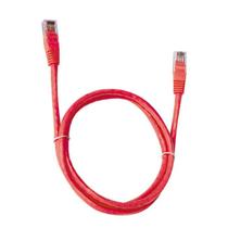 Cabo de Rede Plus Cable Patch Cord CAT6E RJ45 1.5m Vermelho - PC-ETH6U15RD