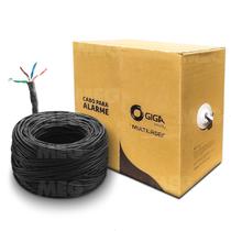 Cabo De Rede Preto Para Cftv E Alarme 300 Metros 0,51mm - MULTILASER