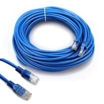 Cabo de Rede Pronto 10 Metros Azul Cat6e Ethernet Para Modem Roteador