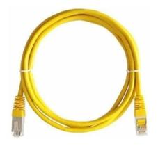 Cabo De Rede Rj45 Cat5E Ethernet Patch Cord 1 Metro Amarelo Cabo De Rede Rj45 Cat5E Ethernet Patch Cord 1 Metro Amarelo