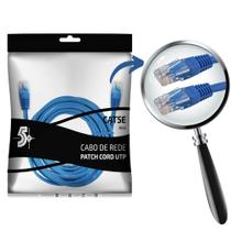 Cabo De Rede Rj45 Cat5e Patch Cord Utp 5 Metros Chipsce