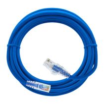 Cabo de Rede RJ45 Cate5 5 Metros Cor Azul Alta Durabilidade