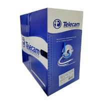 Cabo De Rede Telecam Lan 4P Cat5E 100% Cobre 305M 24Awg Azul