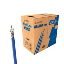 Cabo de rede utp cat.5e azul 305 metros cmx furukawa multilan 23200019 Cabo de rede utp cat.5e azul 305 metros cmx furukawa multilan 23200019