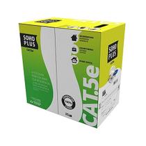Cabo de rede utp cat5e 24awg 305m azul soho plus furukawa 23200099
