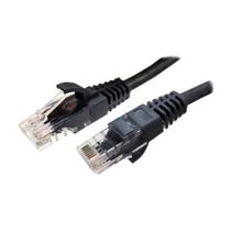 Cabo de Rede UTP (Patch Cord) RJ45 Cat 6 - 1.5 metros - Anatel - Preto - Seclan CY-5128-CAT6-1.5M-BK