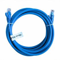 Cabo de Rede UTP (Patch Cord) RJ45 Cat 6 - 1.5 metros - Certificação Anatel - Azul - Seclan Cabo de Rede UTP (Patch Cord) RJ45 Cat 6 - 1.5 metros - Certificação Anatel - Azul - Seclan