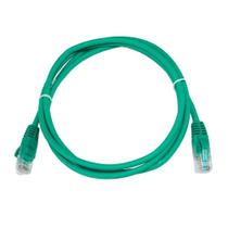 Cabo de Rede UTP (Patch Cord) RJ45 Cat 6 - 1.5 metros - Verde - Seclan CY-5128-CAT6-1.5M-GR