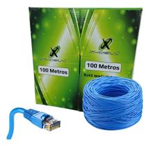 Cabo De Rede XC-CR-100M Cat5e Internet Lan RJ45 Cat5e Xcell