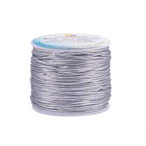 Cabo de rosca PH PandaHall Metallic Silver 2mm 50m