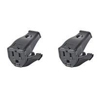 Cabo de saída Leviton 3W102-E Clamptite com dobradiça 125V 15A preto