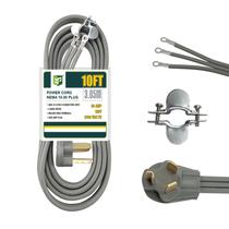 Cabo de secagem EP 10 pés 10/3 SRDT 30A 125/250V NEMA 10-30 cinza