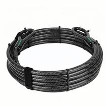 Cabo de segurança DAOSEC Heavy Duty 20 pés x 1,2 cm à prova de corte Cabo de segurança DAOSEC Heavy Duty 20 pés x 1,2 cm à prova de corte