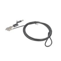 Cabo de Segurança Nano Com Chave - C3TECH - 1.8m - Preto - CS-40 - 440160210100 Cabo de Segurança Nano Com Chave - C3TECH - 1.8m - Preto - CS-40 - 440160210100
